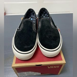 VANS slip on suede - unisex shoes M:8; W:9.5